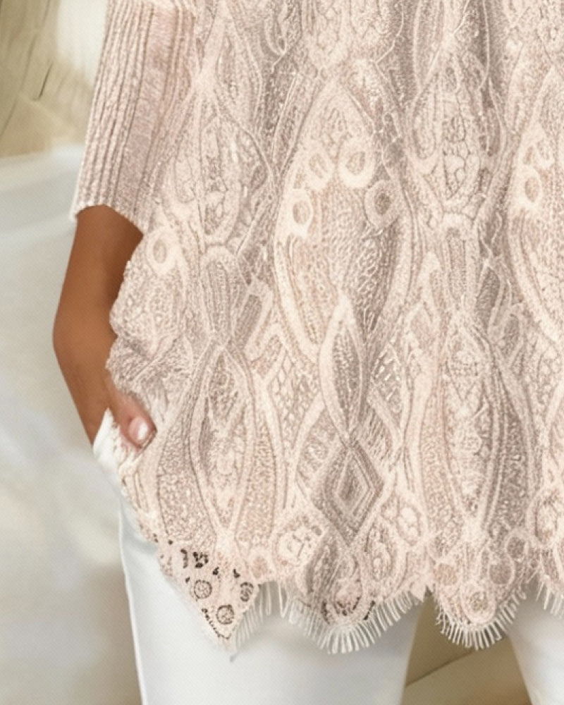 Theresia | Elegante Blouse met Vierkante Hals