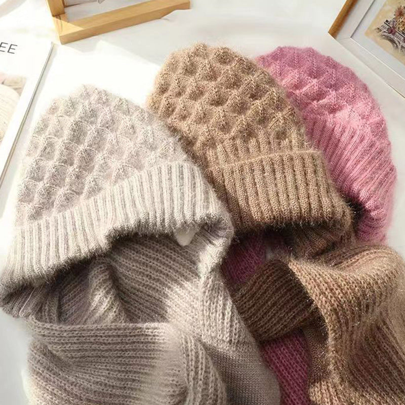 Esther | Winddichte Muts en Sjaal met Fleecevoering