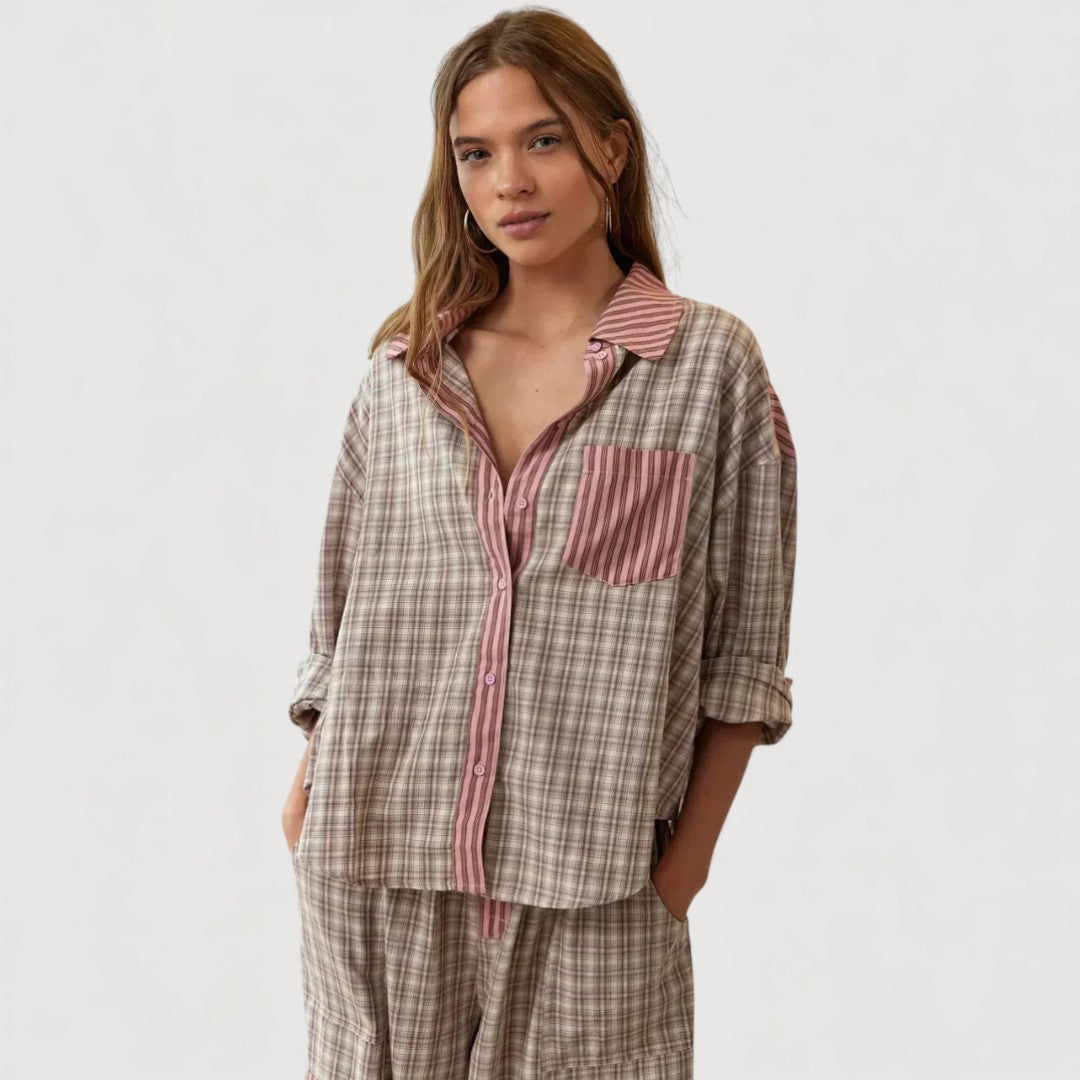 Iris | Luxe Comfortabele Pyjamaset