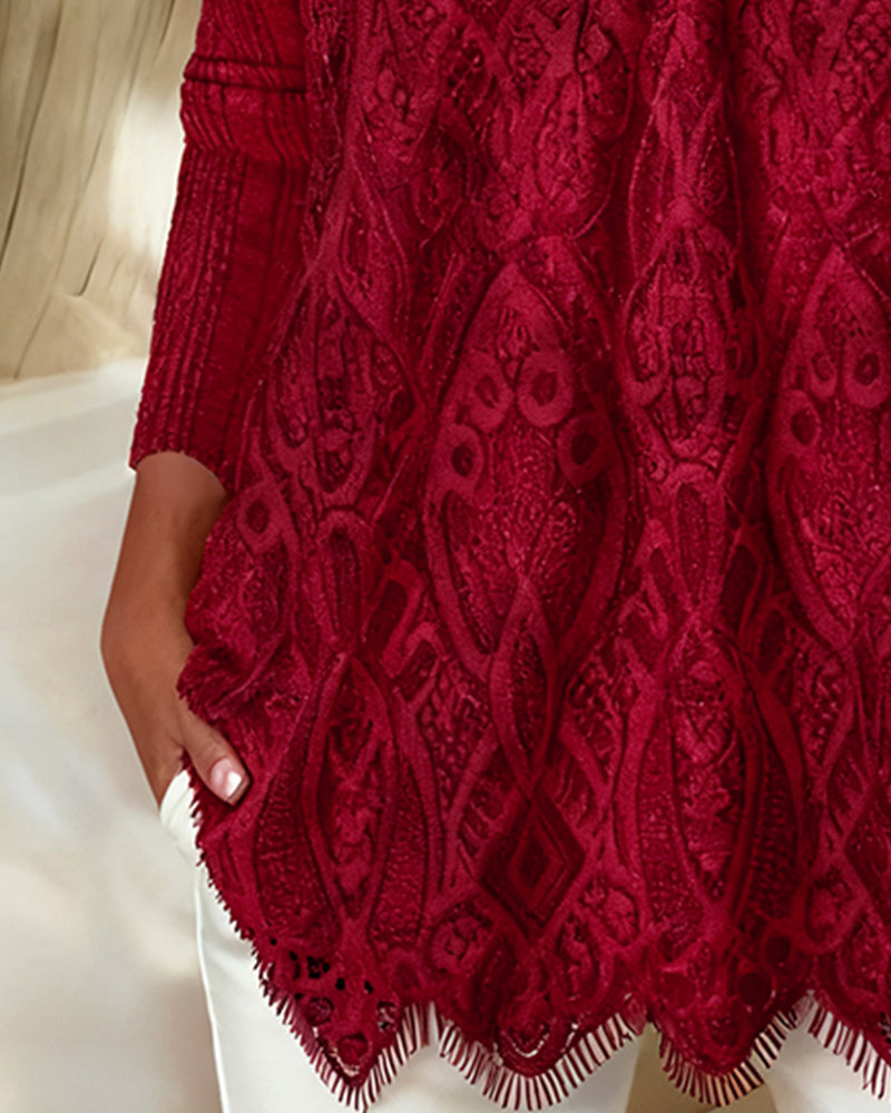 Theresia | Elegante Blouse met Vierkante Hals