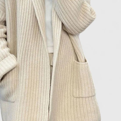 Rosa | Luxe Gebreide Cardigan met Zakken