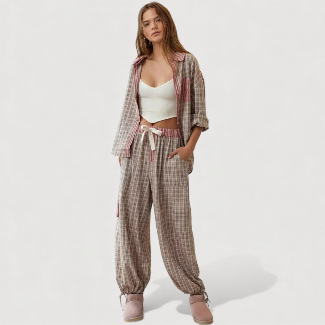 Iris | Luxe Comfortabele Pyjamaset