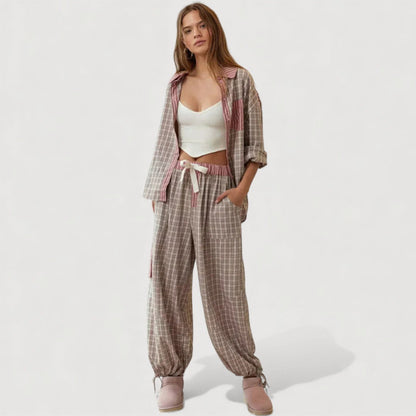 Iris | Luxe Comfortabele Pyjamaset
