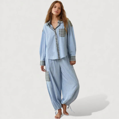 Iris | Luxe Comfortabele Pyjamaset