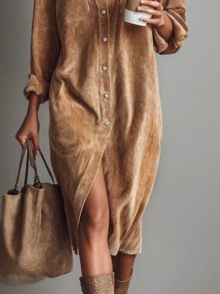 Eline | Losvallende Jurk met Subtiele Elegantie